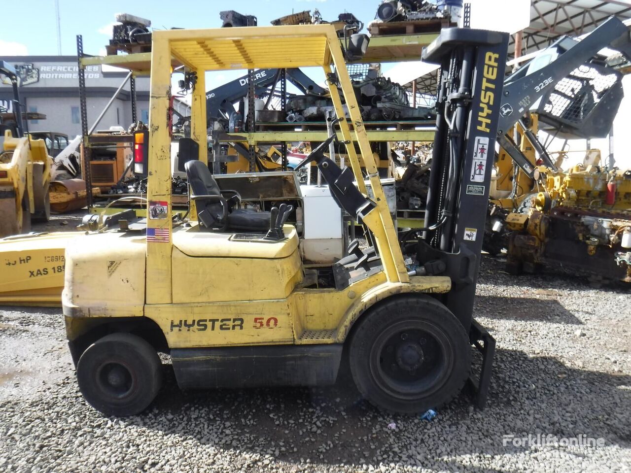 Hyster H50XM gas forklift